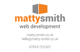 Matty Smith Business Card Back
